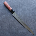 Kanetsune DSR-1K6 Martelé Sujihiki  240mm Bois de pakka rouge Manipuler - japanny-FR