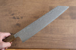 Seisuke Nami AUS10 Mirrored Finish Damascus Kiritsuke  240mm Oak Handle - japanny-FR