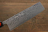 Shigeki Tanaka Acier Bleu No.2 Damas Nakiri  165mm Noix Manipuler - japanny-FR