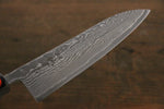 Shigeki Tanaka SG2 Damas Gyuto  180mm Bois d'ébène Manipuler - japanny-FR