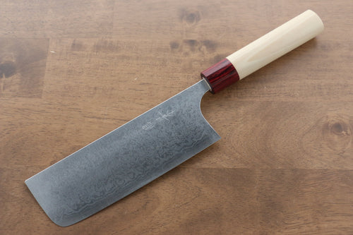 Masakage Kiri VG10 Damas Nakiri  170mm Magnolia Manipuler - japanny-FR