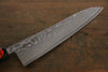 Shigeki Tanaka SG2 Damas Gyuto  210mm Bois d'ébène Manipuler - japanny-FR