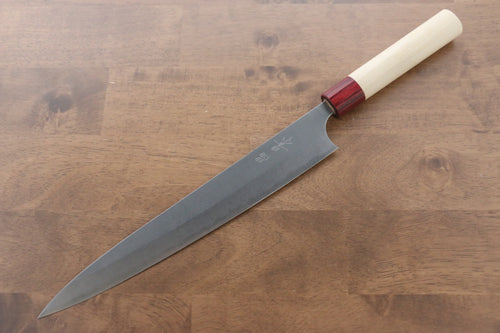 Masakage Yuki Acier Blanc No.2 Nashiji Sujihiki  270mm Magnolia Manipuler - japanny-FR