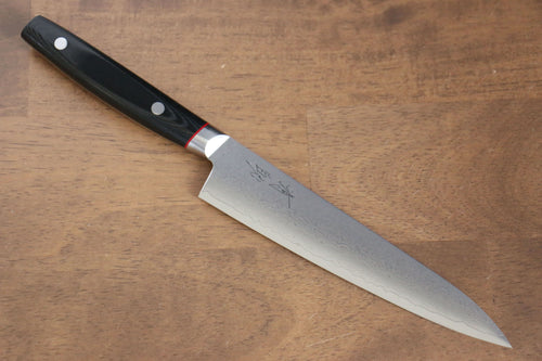 Seisuke Saiun VG10 Damas Petite-utilité  150mm Micarta noir Manipuler - japanny-FR