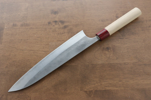 Masakage Yuki Acier Blanc No.2 Nashiji Gyuto  240mm Magnolia Manipuler - japanny-FR