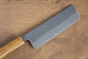 Seisuke Tsukikage AUS10 Migaki Terminé Damaacus martelé Nakiri  170mm Chêne Manipuler - japanny-FR