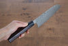 Masakage Kumo VG10 Damascus Santoku  165mm Shitan Handle - japanny-FR