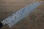 Hideo Kitaoka Acier Bleu No.2 Damas Funayuki  170mm Shitan Manipuler - japanny-FR