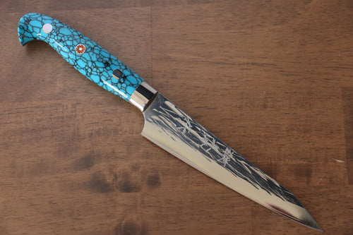 Yu Kurosaki Juhyo SPG2 Martelé Petite-utilité  130mm Turquoise Manipuler - japanny-FR