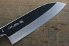 Sakai Kikumori VG10 Finition en miroir Santoku  180mm Bois d'ébène Manipuler - japanny-FR