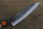 Shigeki Tanaka TEKKA Acier Bleu No.2 Kurouchi Gyuto  180mm Noix Manipuler - japanny-FR