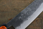 Shigeki Tanaka TEKKA Acier Bleu No.2 Kurouchi Gyuto  180mm Noix Manipuler - japanny-FR