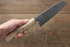 Yoshimi Kato R2/SG2 Damas Santoku  165mm Le kaki noir Manipuler - japanny-FR