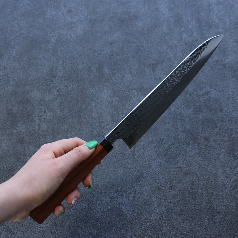 Yu Kurosaki Senko R2/SG2 Martelé Gyuto  210mm Santal rouge Manipuler - japanny-FR