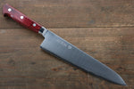 La lame de Takamura SG2 Gyuto  210mm Bois de pakka rouge Manipuler - japanny-FR