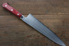 La lame de Takamura SG2 Gyuto  210mm Bois de pakka rouge Manipuler - japanny-FR