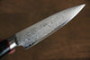 Seisuke Saiun VG10 Damas couteau d'office  90mm Micarta noir Manipuler - japanny-FR