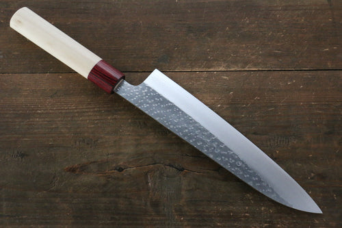 Seisuke VG10 16 couche Damaacus martelé Gyuto  210mm Magnolia Manipuler - japanny-FR