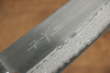 Kunihira Sairyu VG10 Migaki Terminé Damas Santoku  170mm Acajou Manipuler - japanny-FR