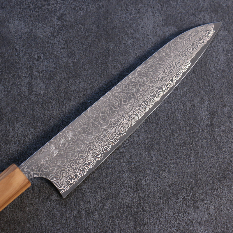 Yoshimi Kato VG10 Damas Gyuto  210mm Olivier Manipuler - japanny-FR