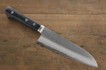 Kanetsune VG10 Santoku  165mm Bois de Pakka Manipuler - japanny-FR