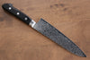 Seisuke AUS10 45 couche Finition miroir Damas Gyuto  180mm Bois de pakka noir Manipuler - japanny-FR