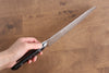 Seisuke AUS10 45 couche Finition miroir Damas Gyuto  210mm Bois de pakka noir Manipuler - japanny-FR