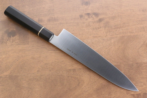 Seisuke Molybdene Gyuto  210mm Bois de pakka noir Manipuler - japanny-FR