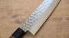 Seisuke AUS10 45 Couche de Damas Gyuto  180mm Shitan Manipuler - japanny-FR