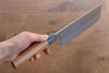 Nao Yamamoto Acier Blanc No.2 Kasumitogi Nakiri  165mm Cerisier américain Manipuler - japanny-FR