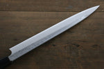 Hideo Kitaoka (Pour les gauchers) Acier Blanc No.2 Damas Yanagiba  270mm Shitan Manipuler - japanny-FR