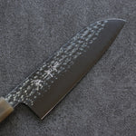 Yu Kurosaki Senko R2/SG2 Martelé Santoku  165mm Bois d'ébène Manipuler - japanny-FR