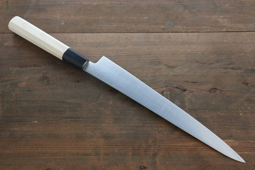 Sakai Takayuki Grand Chef Gran chef Acier suédois Sujihiki 240mm Magnolia Manipuler - japanny-FR