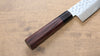 Seisuke AUS10 45 Couche de Damas Santoku  180mm Shitan Manipuler - japanny-FR