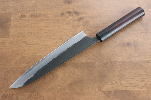 Katsushige Anryu Super Bleu Gyuto  210mm Shitan Manipuler - japanny-FR