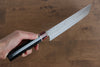 Seisuke VG10 Damas Nakiri  180mm Bois de pakka noir Manipuler - japanny-FR