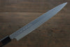 Hideo Kitaoka Acier Blanc No.2 Damas Yanagiba  300mm Shitan Manipuler - japanny-FR