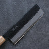 Seisuke Shitan Super Bleu Martelé Kurouchi Nakiri  165mm Shitan Manipuler - japanny-FR