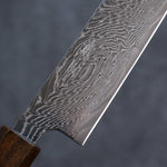 Seisuke Nami AUS10 Finition miroir Damas Sujihiki  240mm Chêne Manipuler - japanny-FR