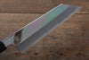 Choyo Acier Bleu No.1 Finition en miroir Kiritsuke Santoku  180mm - japanny-FR