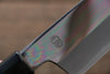 Choyo Acier Bleu No.1 Finition en miroir Kiritsuke Santoku  180mm - japanny-FR