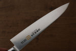 Isseya Molybdene Gyuto  180mm Bois d'acajou Pakka Manipuler - japanny-FR