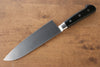 Isseya Molybdene Santoku  180mm Micarta noir Manipuler - japanny-FR