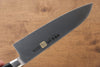 Isseya Molybdene Santoku  180mm Micarta noir Manipuler - japanny-FR