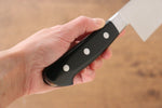 Isseya Molybdene Santoku  180mm Micarta noir Manipuler - japanny-FR