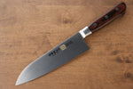 Isseya Molybdene Santoku  180mm Bois d'acajou Pakka Manipuler - japanny-FR