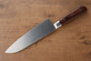 Isseya Molybdene Santoku  180mm Bois d'acajou Pakka Manipuler - japanny-FR