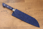 Bois de pakka bleu Gaine pour 180mm Santoku avec Cheville en contreplaqué Kaneko - japanny-FR