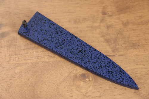 Bois de pakka bleu Gaine pour 150mm Petite-utilité avec Cheville en contreplaqué Kaneko - japanny-FR