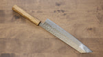 Seisuke Tsukikage AUS10 Migaki Terminé Damaacus martelé Kiritsuke  240mm Chêne Manipuler - japanny-FR